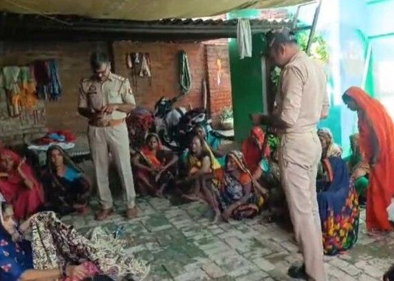 हाईटेंशन तार की चपेट में आने से महिला की मौत, परिजनों में कोहराम