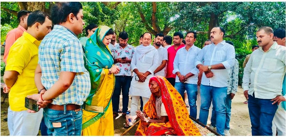 राज्यसभा सांसद दर्शना सिंह ने किया बाढ़ प्रभावित गांवों का दौरा, दिया हर संभव मदद का आश्वासन