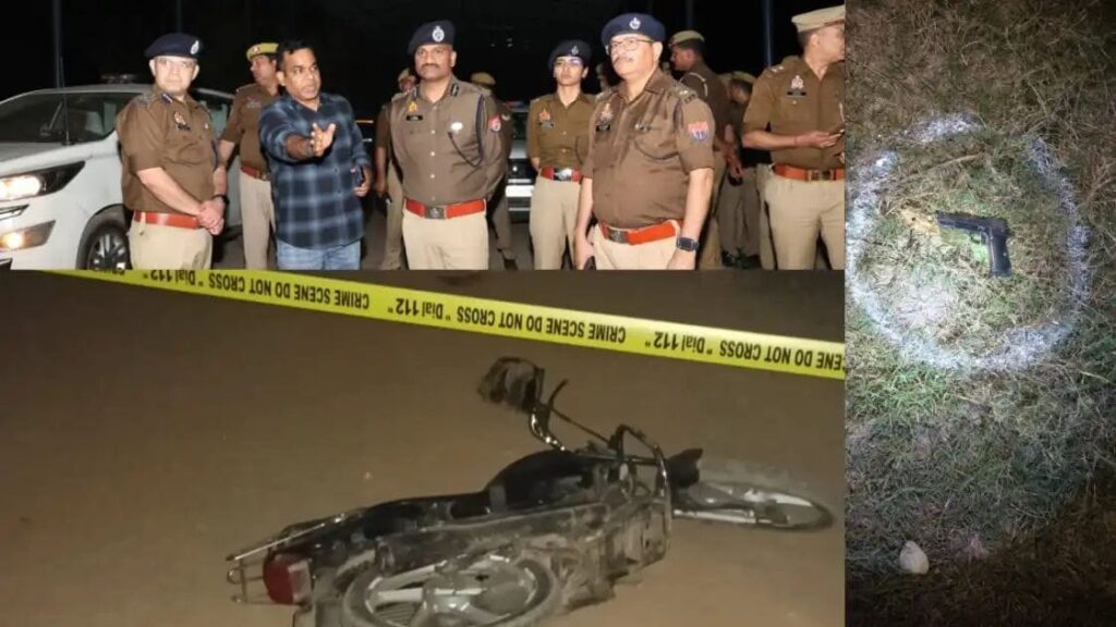 लोनी में मुठभेड़: एक लाख का इनामी जीशान ढेर, दो पुलिसकर्मी घायल, साथी गुलफाम फरार