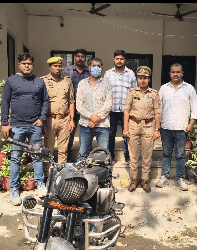 गंगोत्री विहार से भाजपा नेता की बुलेट चोरी का खुलासा, तीन दिन में आरोपी गिरफ्तार