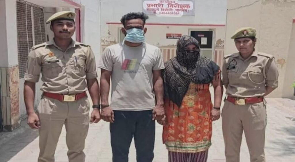 प्रेम प्रसंग के शक में पति को जिंदा जलाने का आरोप, सात दिन बाद अस्पताल में मौत; पत्नी और कथित प्रेमी गिरफ्तार