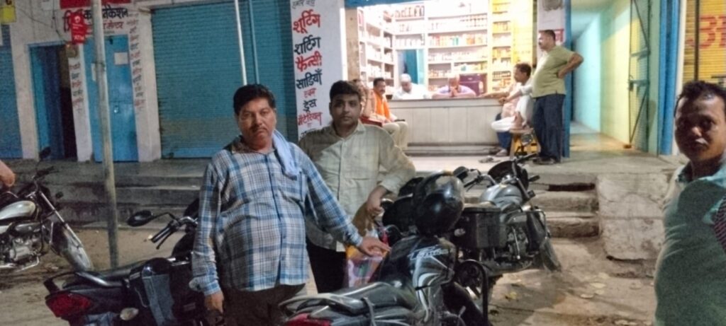 भाजपा नेता की बाइक चोरी, पुलिस चेकिंग के बीच 10 मिनट में चोर हुए फरार