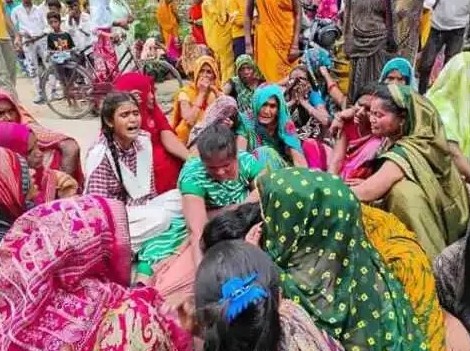 तेज रफ्तार स्कॉर्पियो की टक्कर से साइकिल सवार मजदूर की मौत, दो घंटे तक लगा जाम